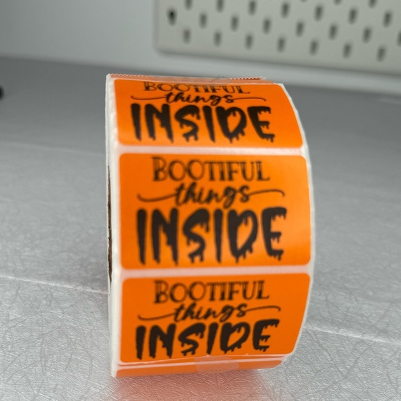 Boo-tiful Things Inside Sticker Halloween Sticker, Ghost Sticker, Packaging - Picture 2 of 11